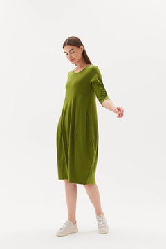 TirelliTirelli 3/4 Diagonal DressDressesGreen Oasis Print - Blue Water Clothing