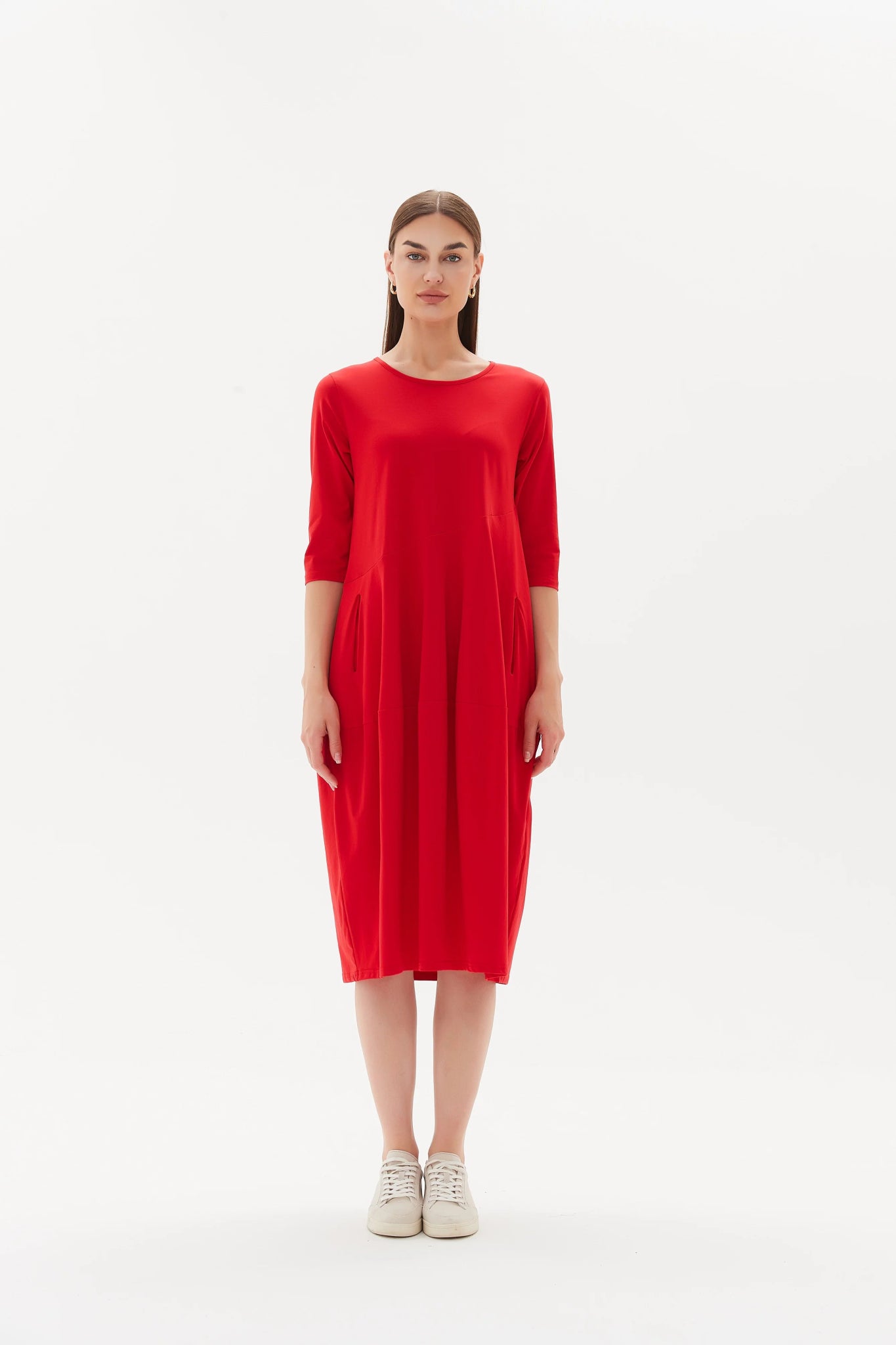 TirelliTirelli 3/4 Diagonal DressDressesBlack - Blue Water Clothing