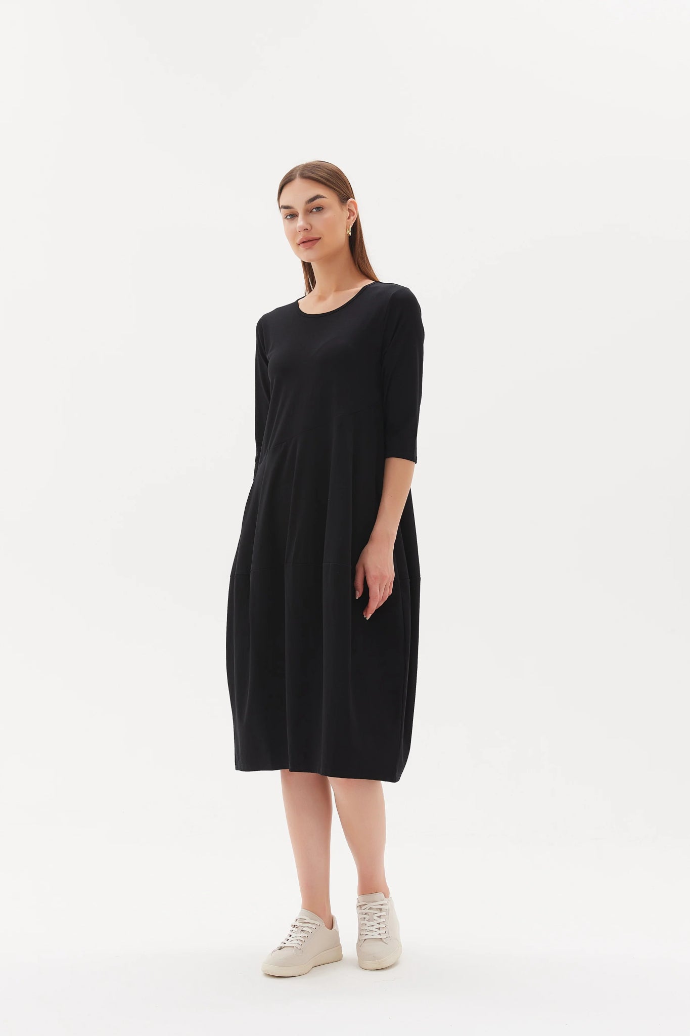 TirelliTirelli 3/4 Diagonal DressDressesBlue - Blue Water Clothing