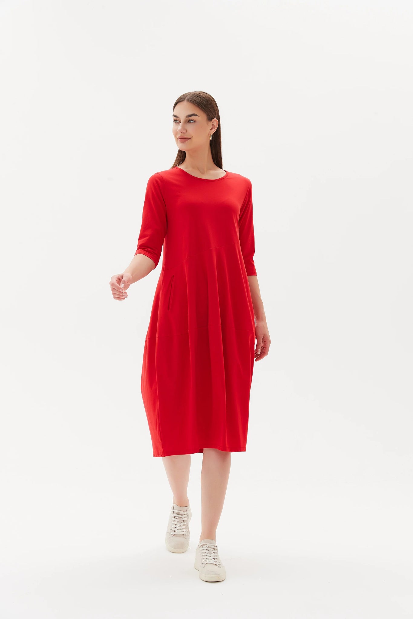 TirelliTirelli 3/4 Diagonal DressDressesBlack - Blue Water Clothing