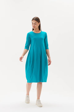 TirelliTirelli 3/4 Diagonal DressDressesBlue - Blue Water Clothing