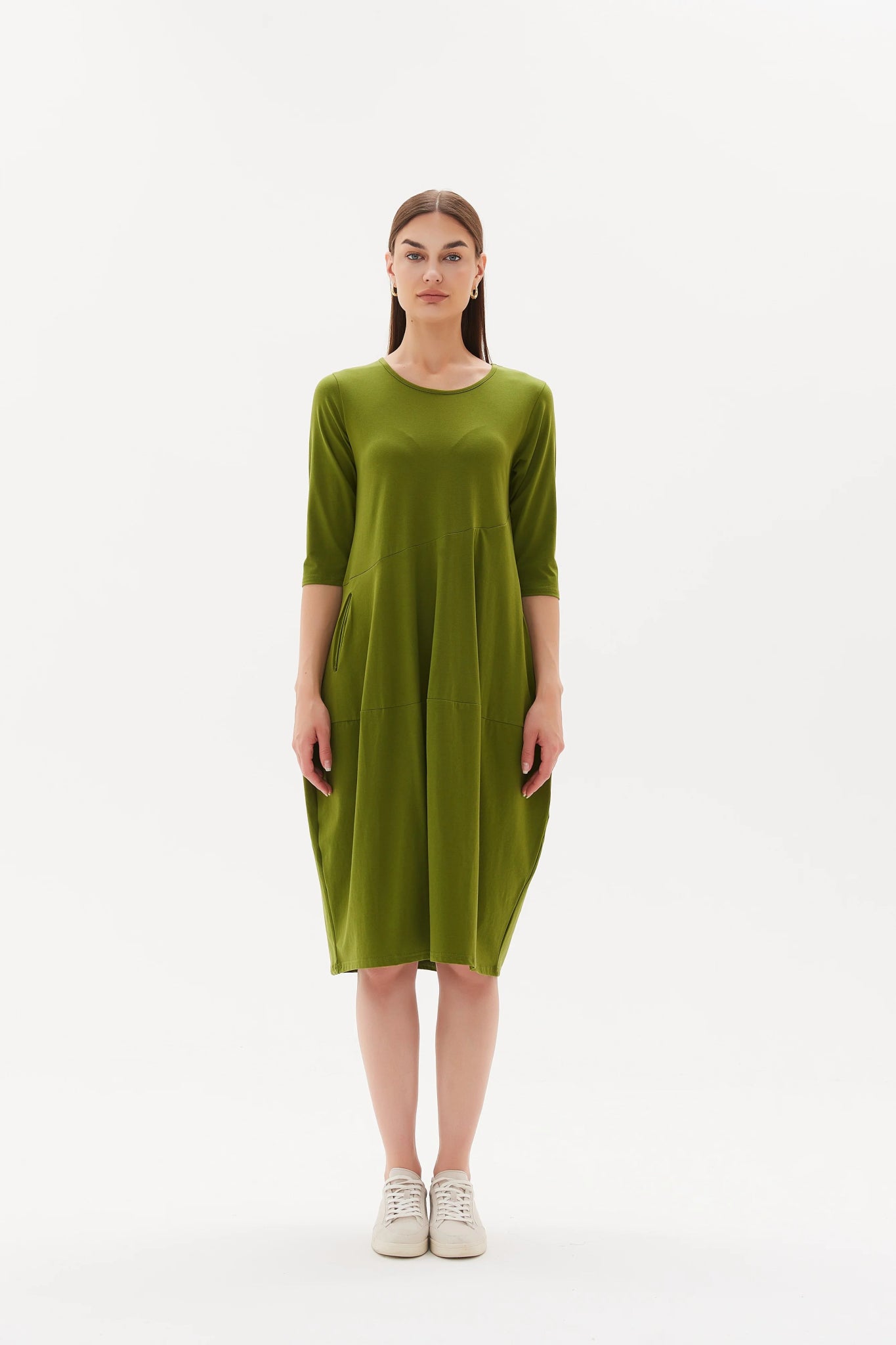TirelliTirelli 3/4 Diagonal DressDressesRed - Blue Water Clothing