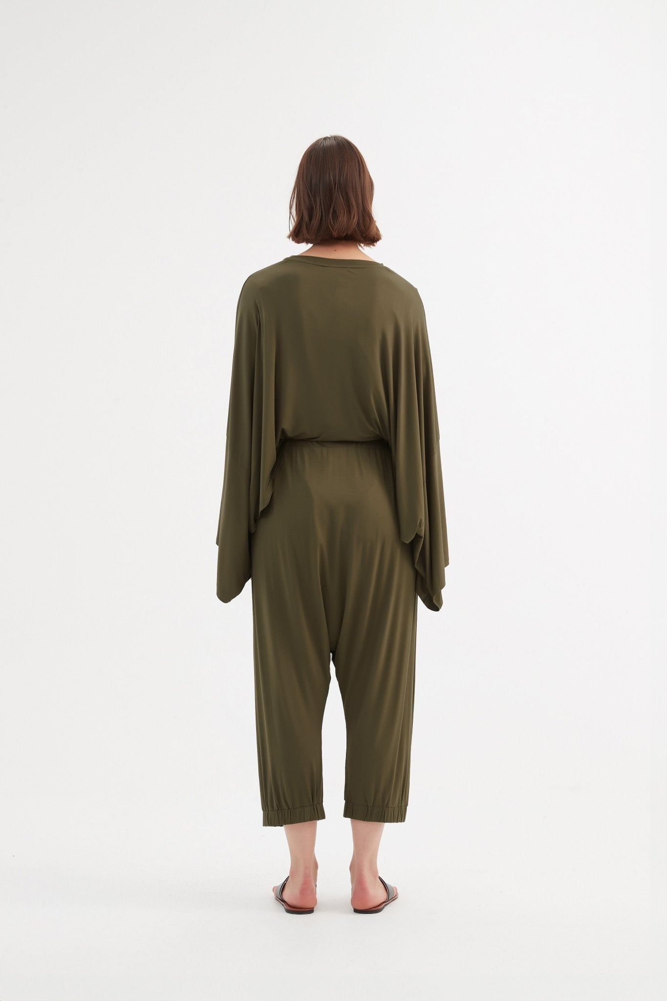 TirelliTirelli Drop Crotch Pant KhakiClothingKhaki - Blue Water Clothing