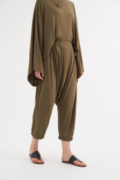 TirelliTirelli Drop Crotch Pant KhakiClothingKhaki - Blue Water Clothing