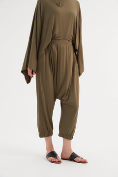 TirelliTirelli Drop Crotch Pant KhakiClothingKhaki - Blue Water Clothing