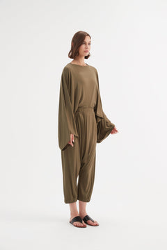TirelliTirelli Drop Crotch Pant KhakiClothingKhaki - Blue Water Clothing