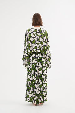 TirelliTirelli Oversized Print Layer Top Rayon Green Oasis PrintClothingGreen Oasis Print - Blue Water Clothing
