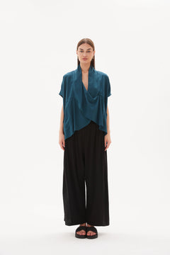 TirelliTirelli Wrap Front TopTopsSoft Teal - Blue Water Clothing