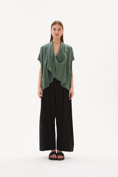TirelliTirelli Wrap Front TopTopsSoft Emerald - Blue Water Clothing