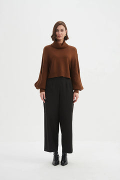 TirelliTirelli Balloon Sleeve KnitTopsBlood Orange - Blue Water Clothing