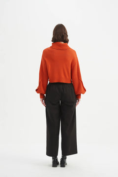 TirelliTirelli Balloon Sleeve KnitTopsBlood Orange - Blue Water Clothing