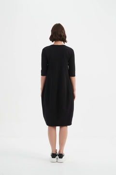 TirelliTirelli Diagonal Seam Winter Dress 25ClothingAubergine - Blue Water Clothing