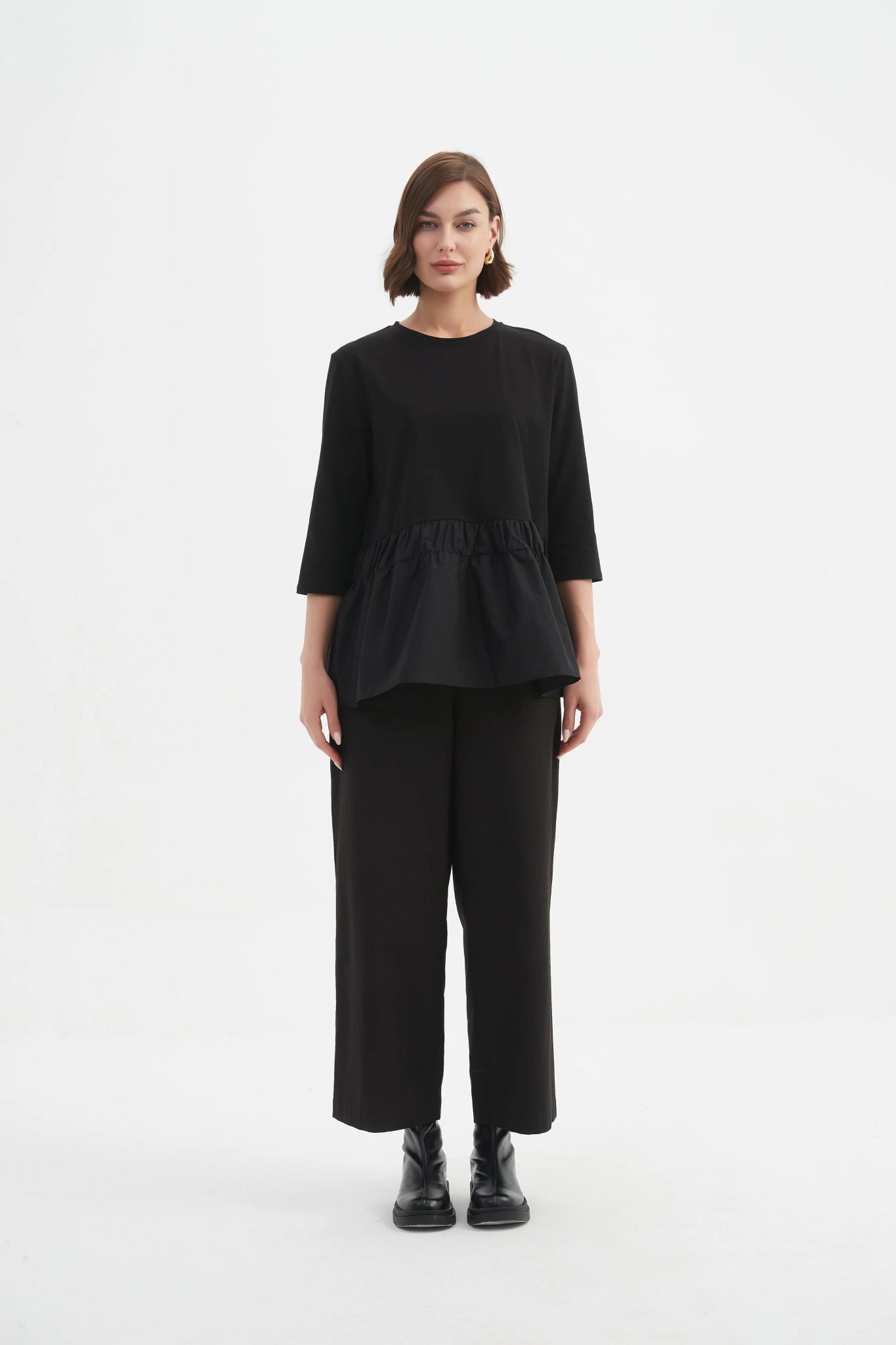 TirelliTirelli Drop Waist Combi TopTopsBlack - Blue Water Clothing