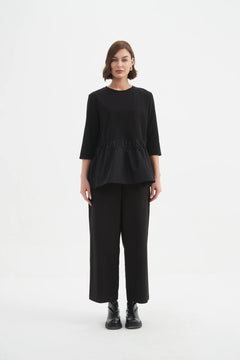 TirelliTirelli Drop Waist Combi TopTopsBlack - Blue Water Clothing