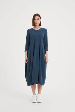 TirelliTirelli Ovoid Jersey Dress NavyClothingNavy - Blue Water Clothing