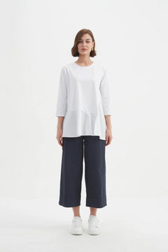 TirelliTirelli Split Hem Combi TopTopsBlack - Blue Water Clothing