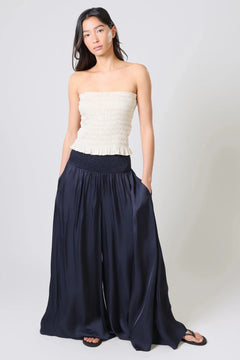 Traffic PeopleTraffic People Aurora Wide Leg Trousers Any Moment NowBottomsNavy - Blue Water Clothing