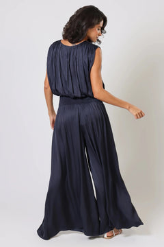 Traffic PeopleTraffic People Aurora Wide Leg Trousers Any Moment NowBottomsNavy - Blue Water Clothing