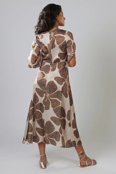 Traffic PeopleTraffic People Blythe Dress Full BloomDressesCream - Blue Water Clothing