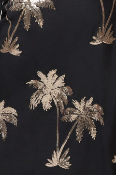 Traffic PeopleTraffic People Evie Top Palms Of GoldTopsBlack - Blue Water Clothing