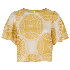 Traffic PeopleTraffic People Rene Blouse The briefest Of MomentsTopsYELLOW - Blue Water Clothing
