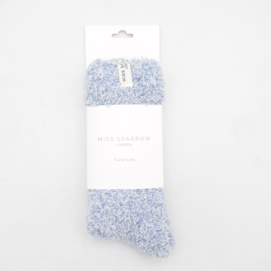 Fuzzy Plain Socks