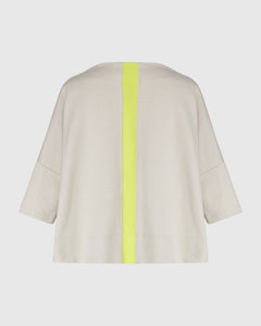 UrbanUrban Cotton Neon Stripe TopTopsCream - Blue Water Clothing