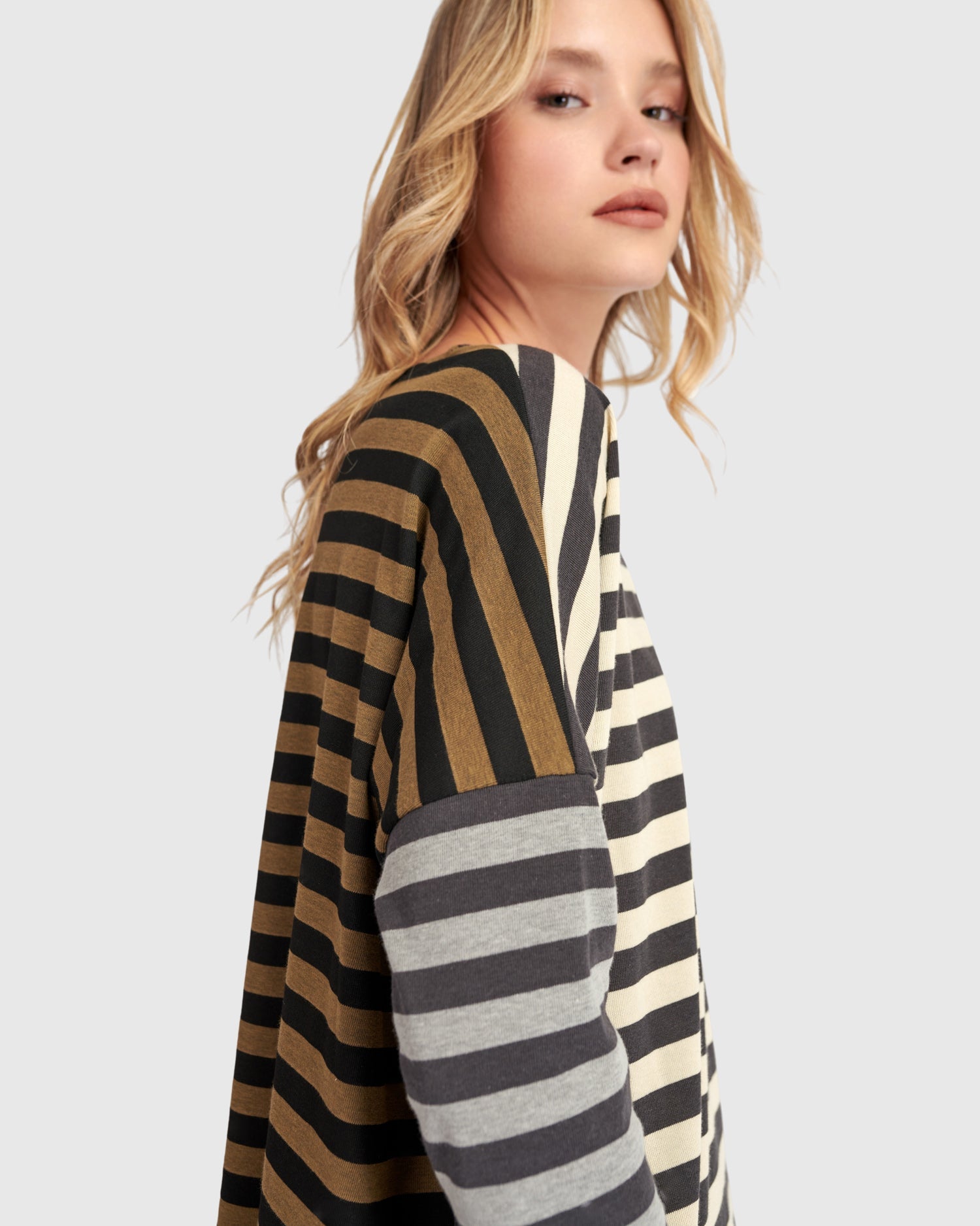 UrbanUrban Multi Stripe Cotton TopTopsStripe - Blue Water Clothing