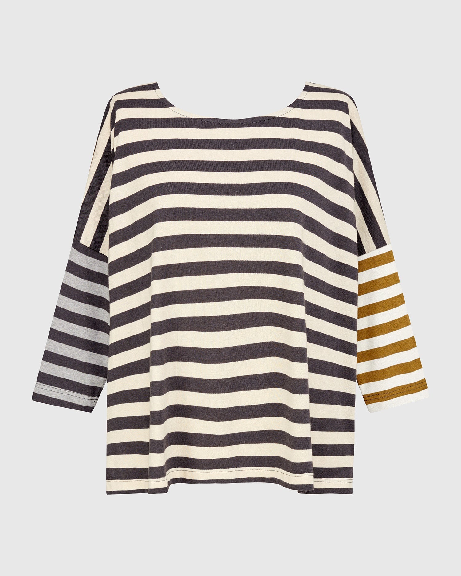 UrbanUrban Multi Stripe Cotton TopTopsStripe - Blue Water Clothing