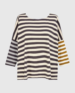 UrbanUrban Multi Stripe Cotton TopTopsStripe - Blue Water Clothing