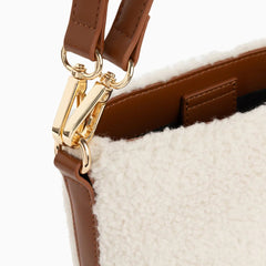 Vanessa WuVanessa Wu Milou Shearling Bucket BagAccessories - Blue Water Clothing