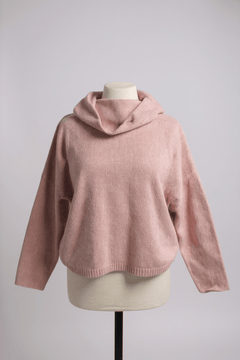 VetonoVetono High Neck Wool Sweater PinkTopsPowder Pink - Blue Water Clothing