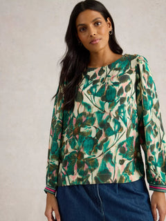 White StuffWhite Stuff Angie TopClothingGREEN PR - Blue Water Clothing
