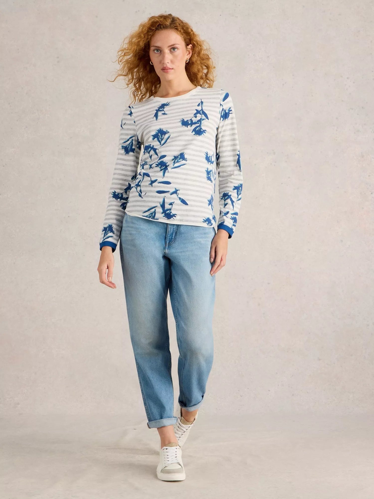 White StuffWhite Stuff Clara LS TeeClothingBLUE PR - Blue Water Clothing