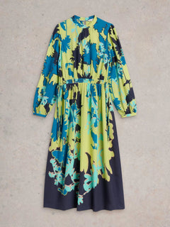 White Stuff Freya Midi Dress - Blue Water Clothing