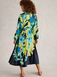 White Stuff Freya Midi Dress - Blue Water Clothing