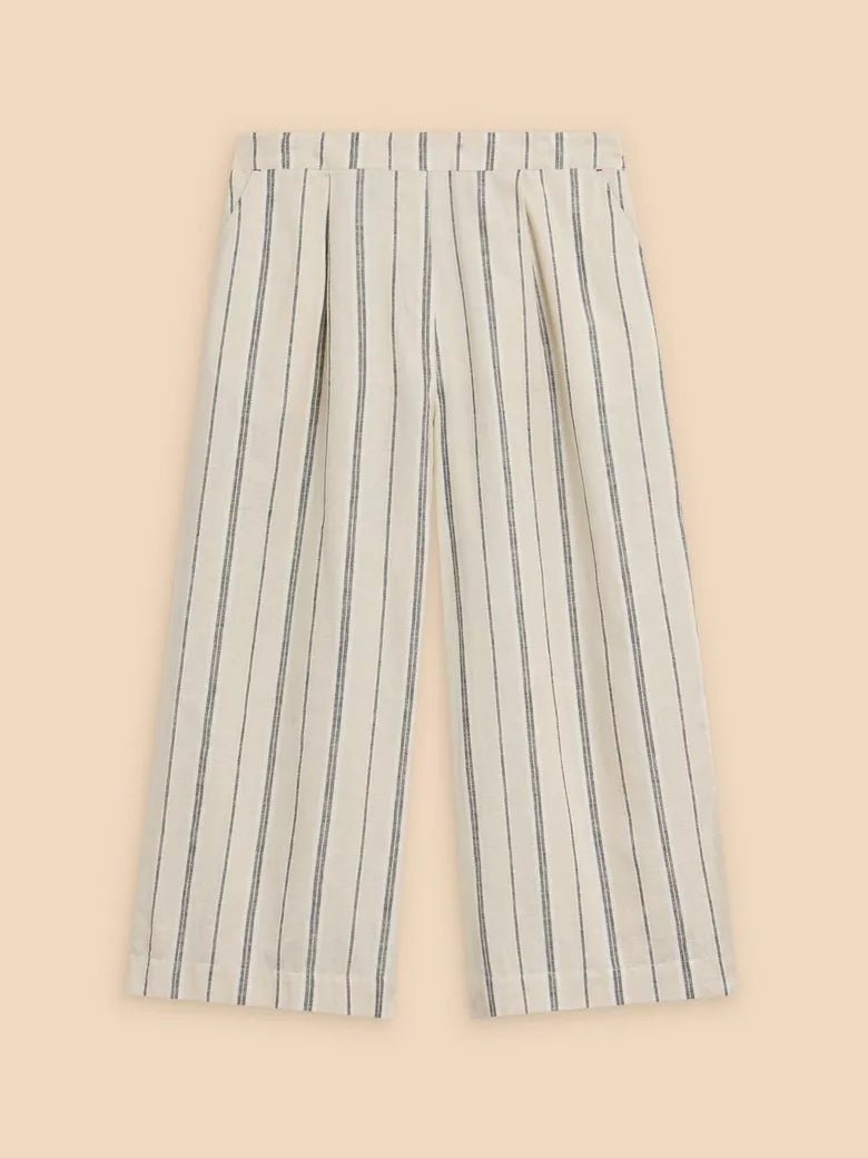 White Stuff Lisette Stripe Culotte - Blue Water Clothing