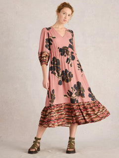 White Stuff Lucy Midi Dress - Blue Water Clothing