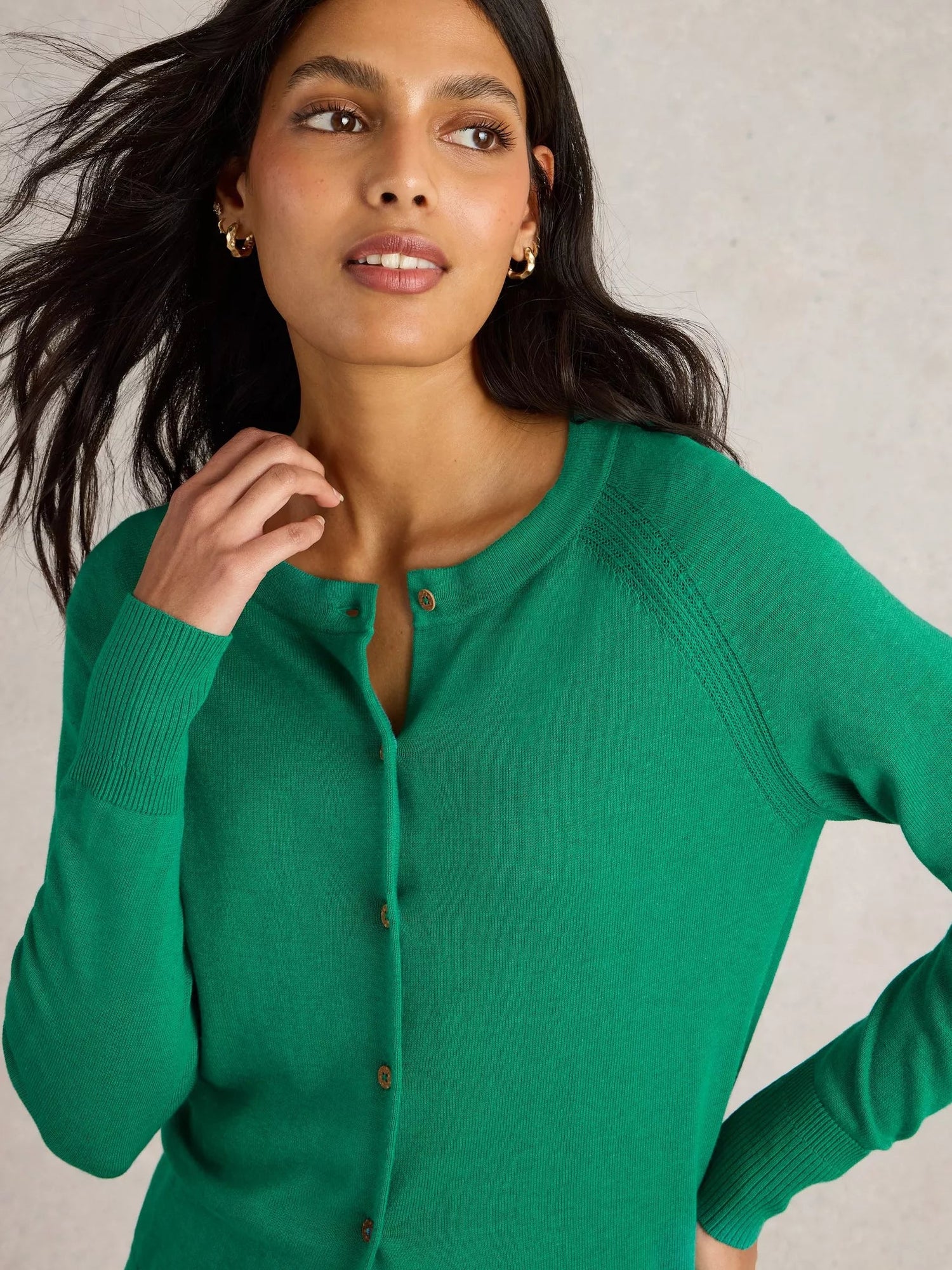 White Stuff Lulu Cardigan - Blue Water Clothing