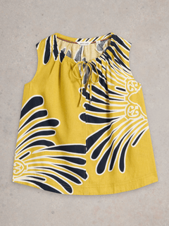 White Stuff Marley Linen Blend Dress - Blue Water Clothing
