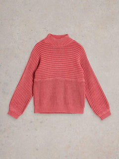 White StuffWhite Stuff Marley Mix Cotton JumperClothingMID PINK - Blue Water Clothing