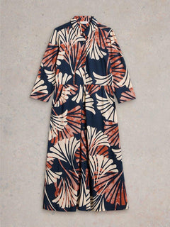 White Stuff Rua Jersey Shirt Dress - Blue Water Clothing