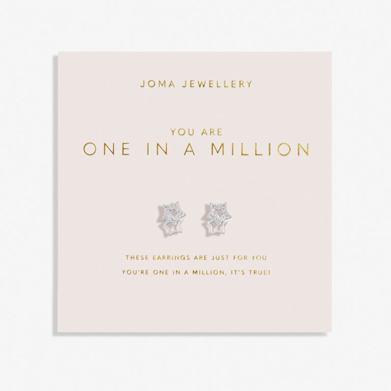 You Are One In A Million' Forever Yours Earrings - Blue Water Clothing