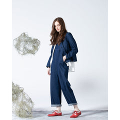 Denim Dungarees-Neirami-Blue Water Clothing