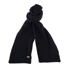 Barbour Saltburn Beanie & Scarf Set-Barbour-Blue Water Clothing