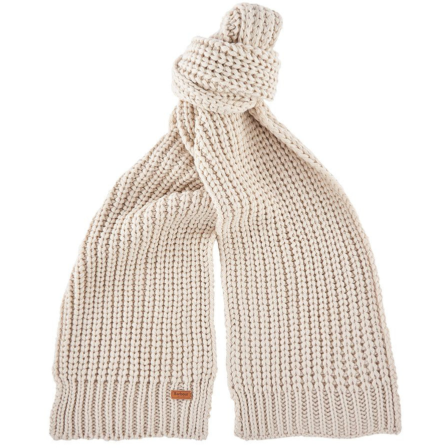 Barbour Saltburn Beanie & Scarf Set-Barbour-Blue Water Clothing