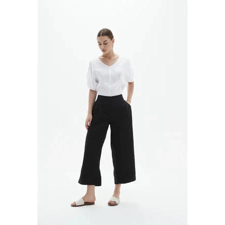 Classic Linen Pant-Tirelli-Blue Water Clothing