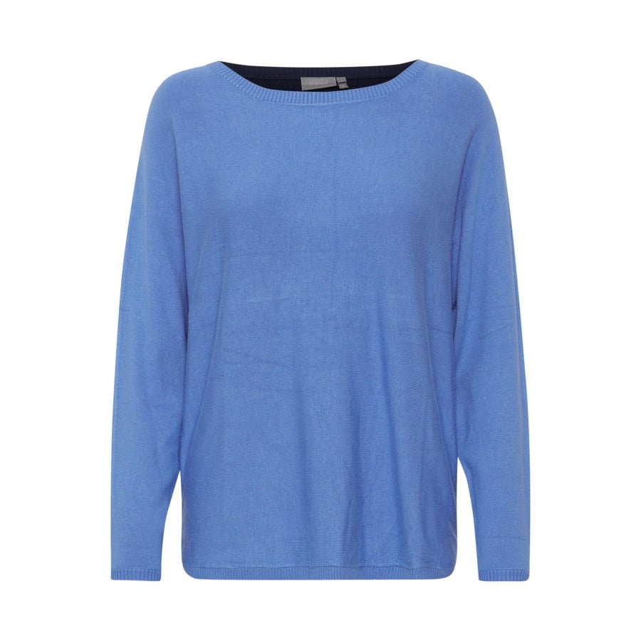FransaFransa Blume PulloverJumperUltramarine Mix - Blue Water Clothing