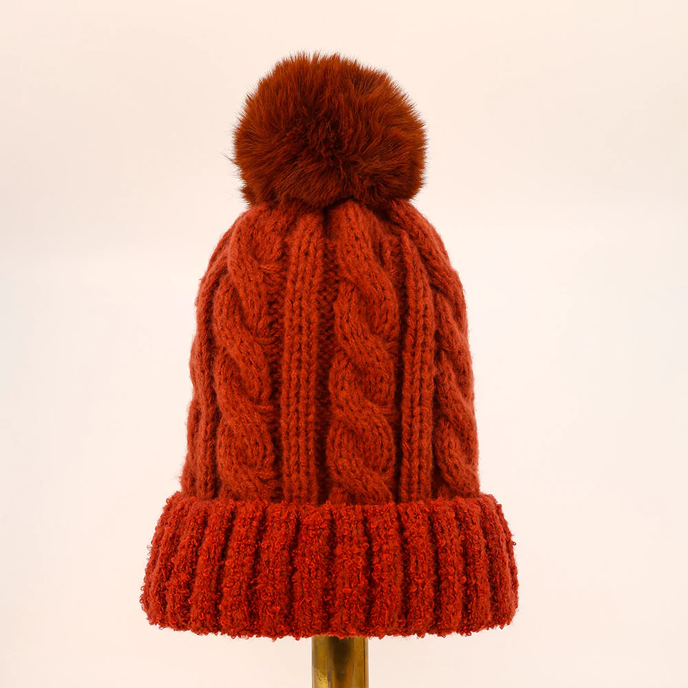 Freya Pompom Hat-Powder-Blue Water Clothing