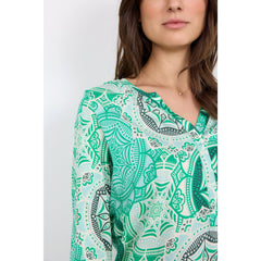 Soya ConceptSoya Concept Felicity AOP 418 BlouseTopsGreen 7315c - Blue Water Clothing